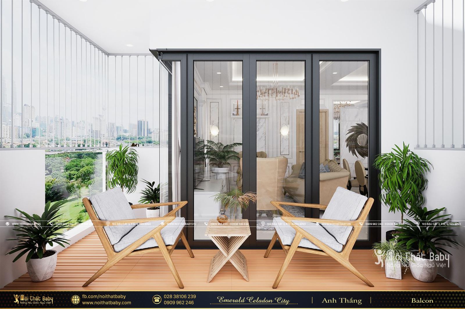 Tổng hợp các mẫu thiết kế nội thất Chung cư Emerald Celadon City